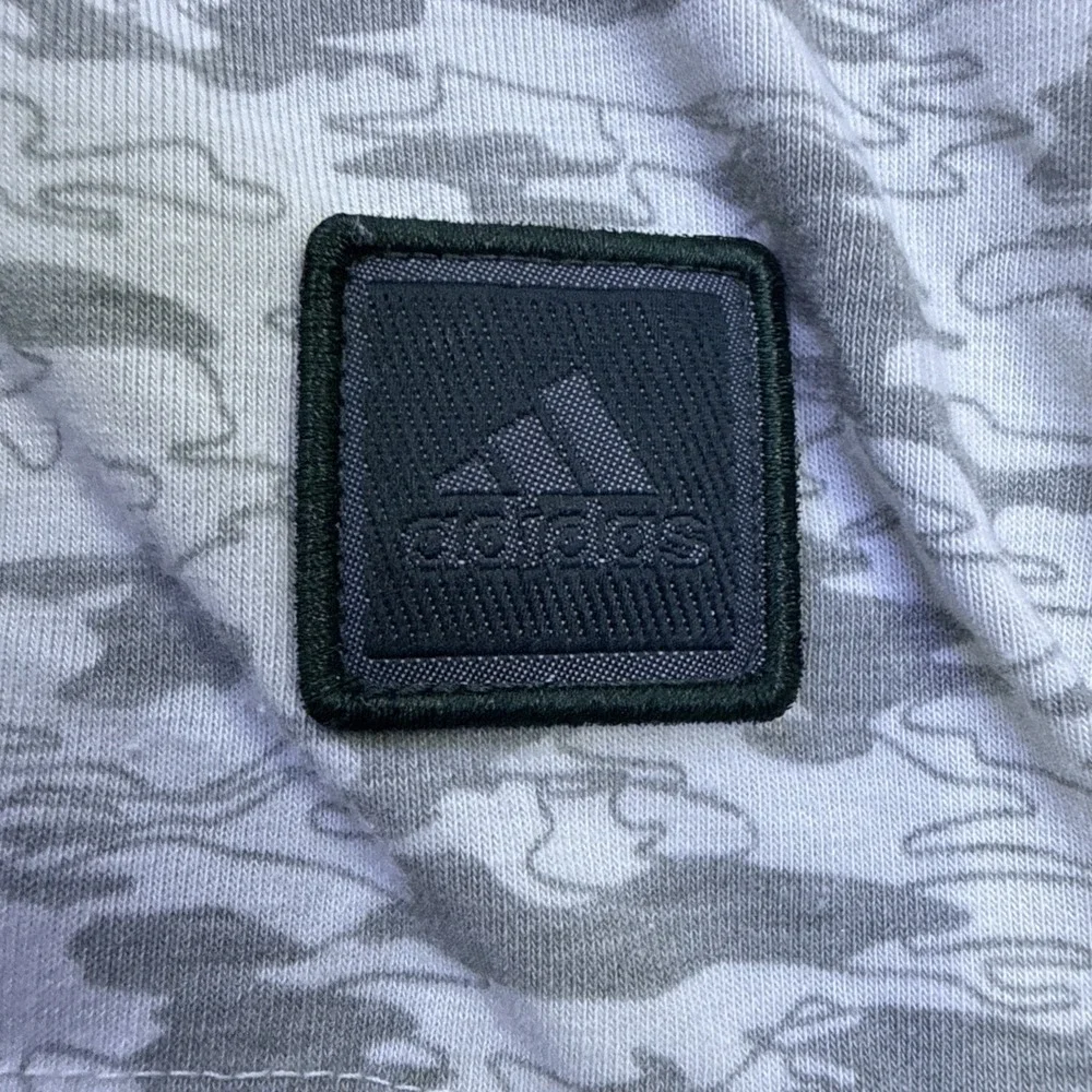 Adidas  CAMO Golf POLO SHIRT MENS 2XL Climalite  -  PERFORMANCE CAMO GREEN BLUE